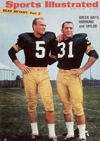 Paul Hornung, Jim Taylor on SI Cover